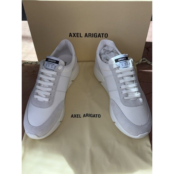 Axel Arigato Genesis Vintage Runner Shoes in White 43 New with Box Mens Sneakers - Picture 7 of 14
